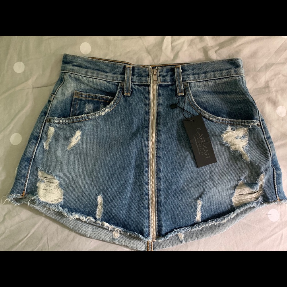 Carmar denim skirt